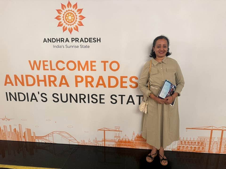 Andhra Pradesh CM Chandra Babu Naidu in Singapore