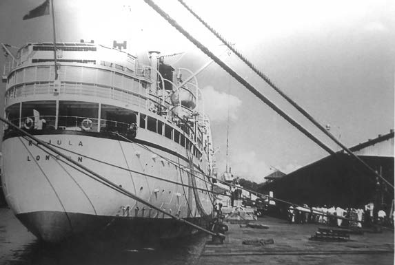 Ship at Tanjong Pagar Harbour
