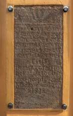 Stone slab at Little India Arcade