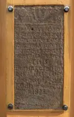 Stone slab at Little India Arcade