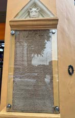Stone slab at Little India Arcade