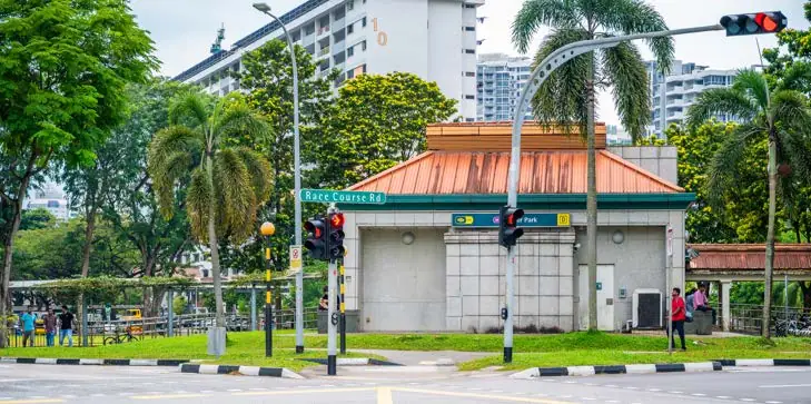 Race Course Road today near Farrer Park MRT