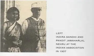 Indira Gandhi and Nehru