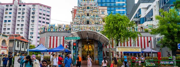 The entrance of the temple