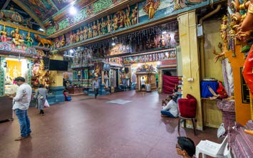 Inside the temple