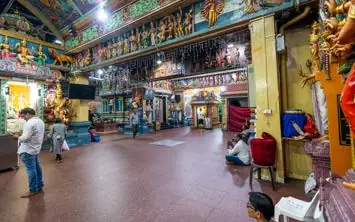 Inside the temple
