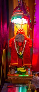 Inside the temple