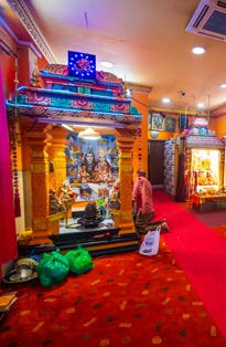 Inside the temple