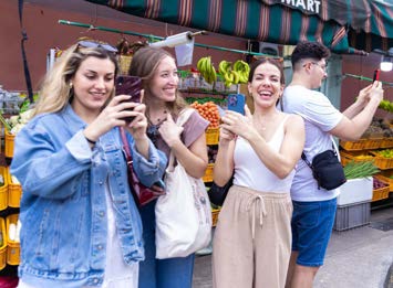 Tourists in Little India