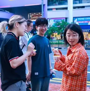 Tourists in the Little India Area