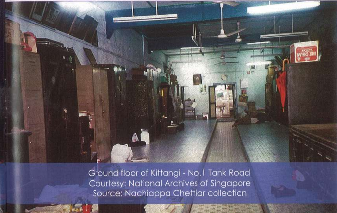 Ground floor of kittangi, No. 1 Tank Road