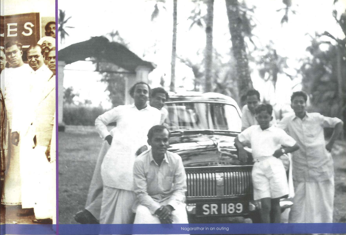 Nagarathars with their car in Singapore, 1950s – transport and social life