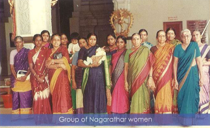 Group of Nagarathar women in Singapore – community life