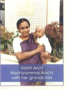 Mdm Arun Nachiyammai Aachi with her grandchild – Nagarathar family, Singapore