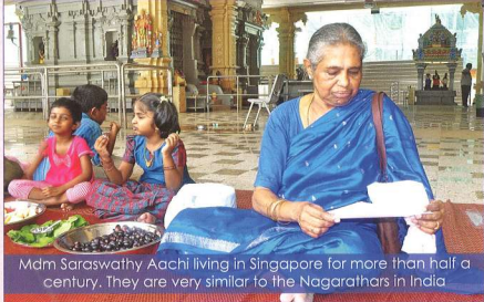 Mdm Saraswathy Aachi – Nagarathar woman living in Singapore for over half a century