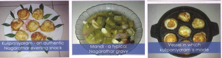 A typical balanced and tasty Chettinad meal dish served by Singapore Nagarathars