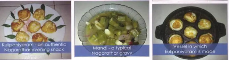 A typical balanced and tasty Chettinad meal dish served by Singapore Nagarathars