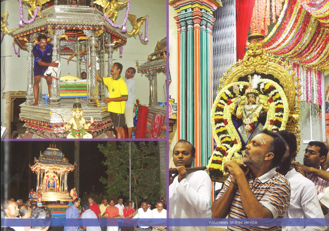 Thondar Khuzhu volunteer group Sri Thendayuthapani Temple Singapore Raja Gopuram construction