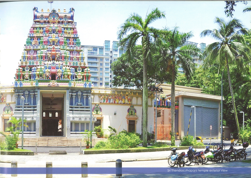 Sri Layan Sithi Vinayagar Temple Singapore exterior view Keong Saik Road Chinatown area