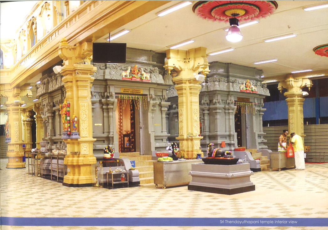 Sri Thendayuthapani Temple alangara mandapam Nataraja dance sculptures Singapore