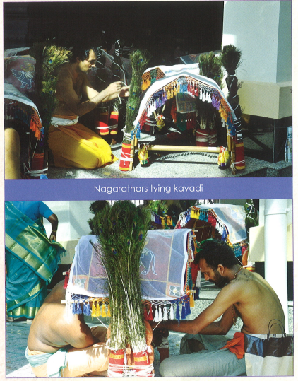 Nagarathar community tying kavadi Thaipusam festival Singapore collective procession tradition