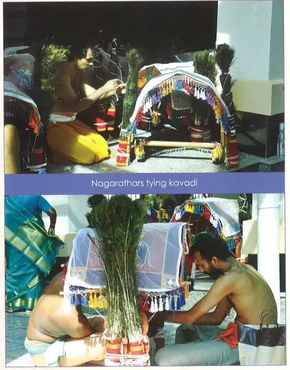 Nagarathar community tying kavadi Thaipusam festival Singapore collective procession tradition