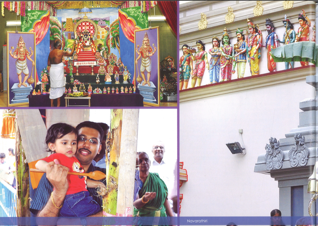 Navarathri festival Sri Thendayuthapani Temple Singapore nine nights celebration deity alangaram