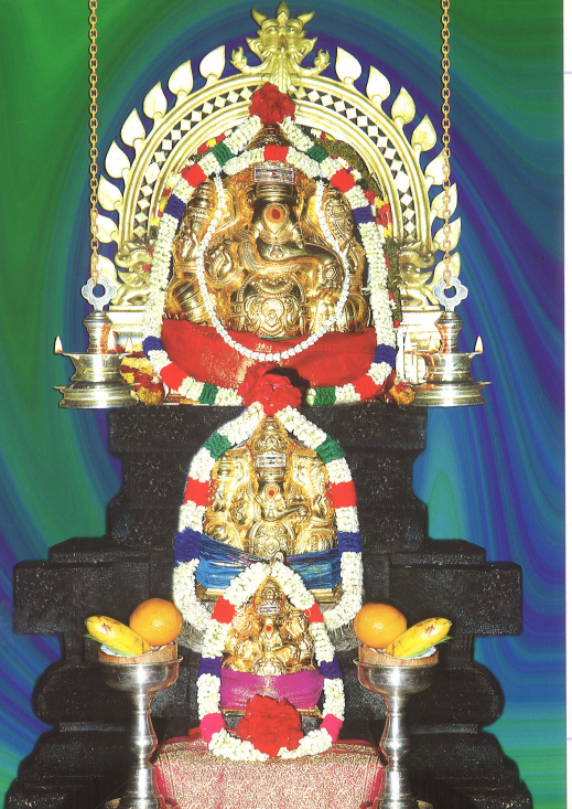 Sri Layan Sithi Vinayagar Temple three Vinayagar idols sanctum Keong Saik Road Singapore